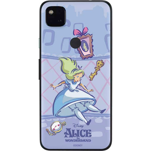 Disney Alice in Wonderland Falling down the Rabbit Hole Google Pixel 4a Skin