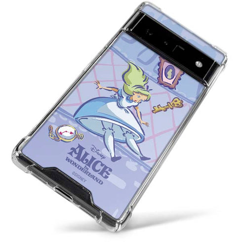 Disney Alice in Wonderland Falling down the Rabbit Hole Google Pixel 6 Clear Case