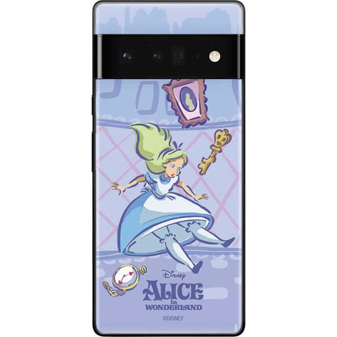 Disney Alice in Wonderland Falling down the Rabbit Hole Google Pixel 6 Pro Skin