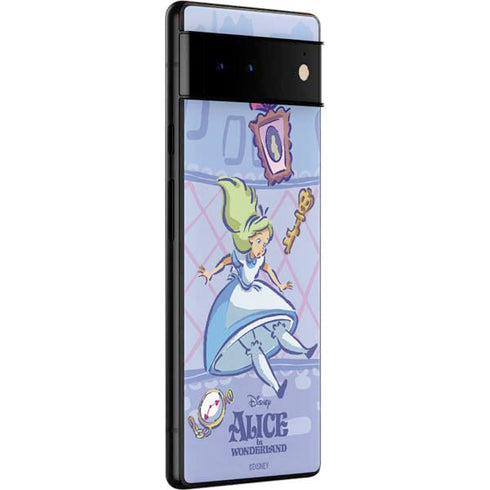 Disney Alice in Wonderland Falling down the Rabbit Hole Google Pixel 6 Pro Skin