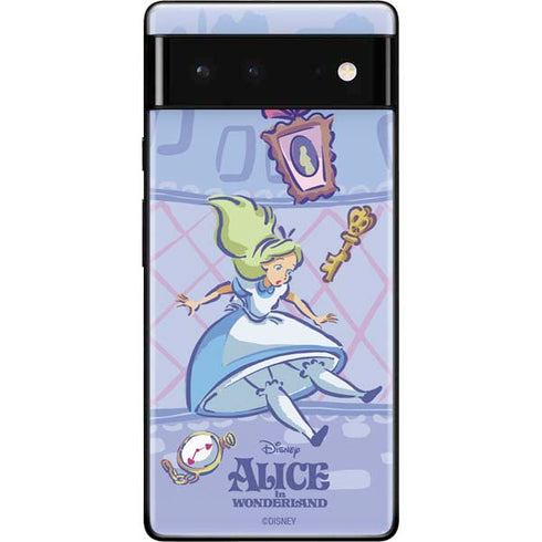 Disney Alice in Wonderland Falling down the Rabbit Hole Google Pixel 6 Skin