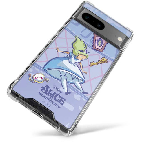 Disney Alice in Wonderland Falling down the Rabbit Hole Google Pixel 8 Clear Case