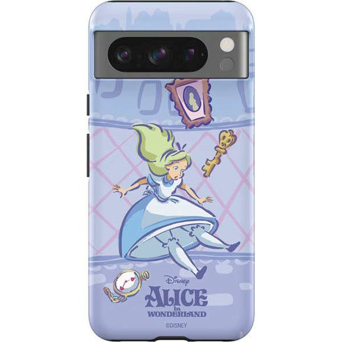 Disney Alice in Wonderland Falling down the Rabbit Hole Google Pixel 8 Pro Impact Case