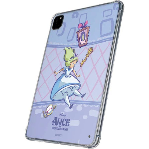 Disney Alice in Wonderland Falling down the Rabbit Hole iPad Pro 11in (2024) Clear Case