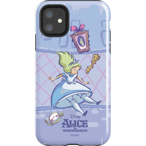 Disney Alice in Wonderland Falling down the Rabbit Hole iPhone 11 Impact Case