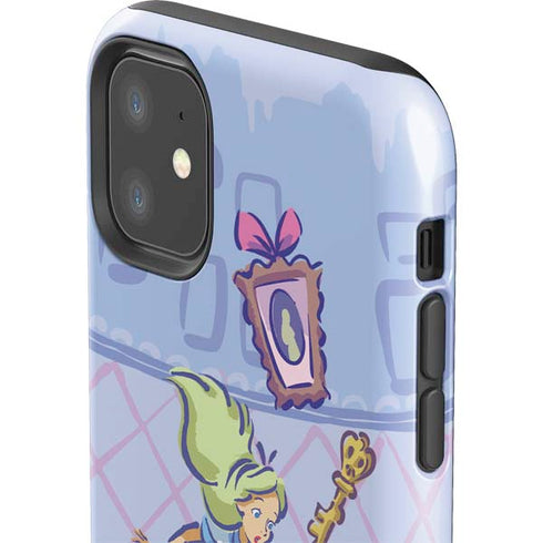 Disney Alice in Wonderland Falling down the Rabbit Hole iPhone 11 Impact Case