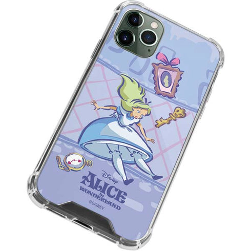 Disney Alice in Wonderland Falling down the Rabbit Hole iPhone 11 Pro Max Clear Case