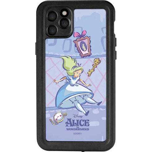 Disney Alice in Wonderland Falling down the Rabbit Hole iPhone 11 Pro Max Waterproof Case