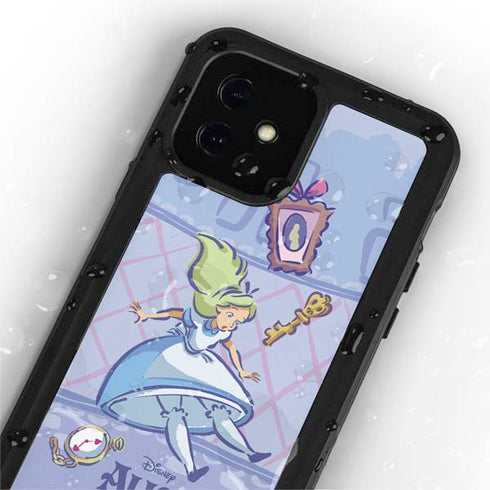 Disney Alice in Wonderland Falling down the Rabbit Hole iPhone 12 Mini Waterproof Case