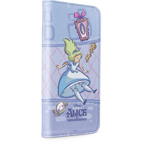 Disney Alice in Wonderland Falling down the Rabbit Hole iPhone 13 Folio Case