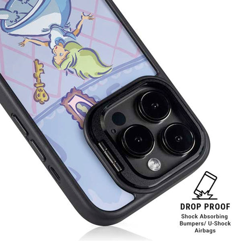 Disney Alice in Wonderland Falling down the Rabbit Hole iPhone 13 Pro Max Kickstand Case