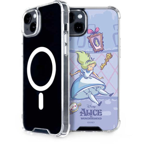 Disney Alice in Wonderland Falling down the Rabbit Hole iPhone 15 MagSafe Case