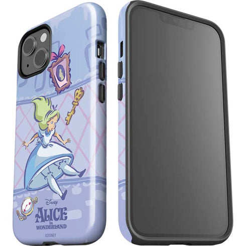 Disney Alice in Wonderland Falling down the Rabbit Hole iPhone 15 Plus Impact Case
