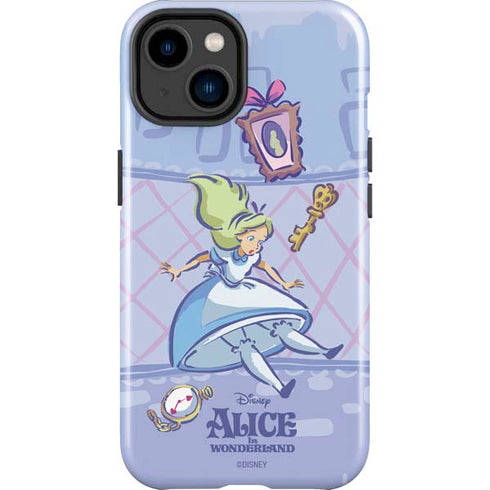 Disney Alice in Wonderland Falling down the Rabbit Hole iPhone 14 Plus Impact Case