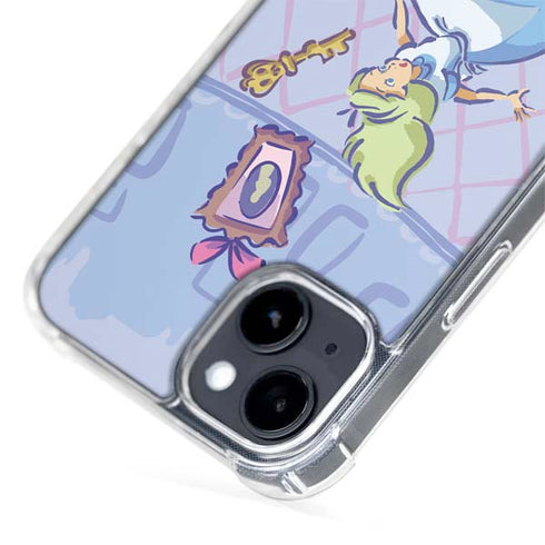 Disney Alice in Wonderland Falling down the Rabbit Hole iPhone 15 Plus MagSafe Case