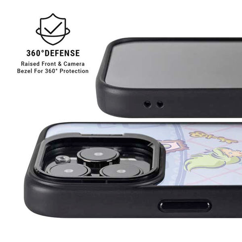 Disney Alice in Wonderland Falling down the Rabbit Hole iPhone 14 Pro Kickstand Case