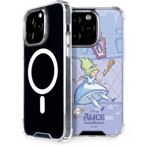 Disney Alice in Wonderland Falling down the Rabbit Hole iPhone 15 Pro MagSafe Case