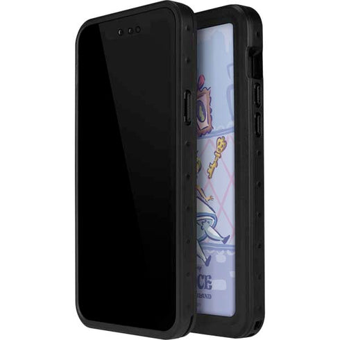 Disney Alice in Wonderland Falling down the Rabbit Hole iPhone 14 Pro Max Waterproof Case
