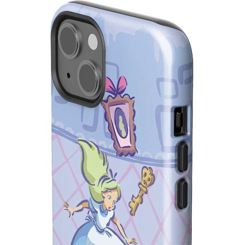 Disney Alice in Wonderland Falling down the Rabbit Hole iPhone 15 Impact Case