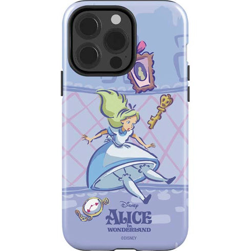 Disney Alice in Wonderland Falling down the Rabbit Hole iPhone 15 Pro Impact Case