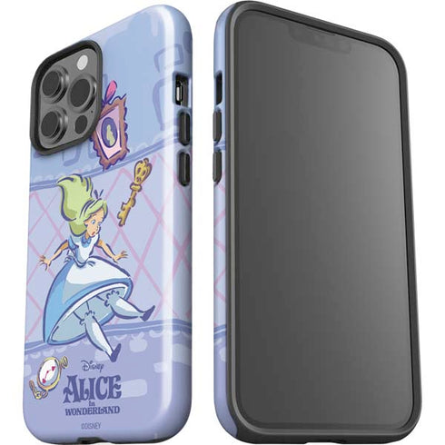 Disney Alice in Wonderland Falling down the Rabbit Hole iPhone 15 Pro Max Impact Case