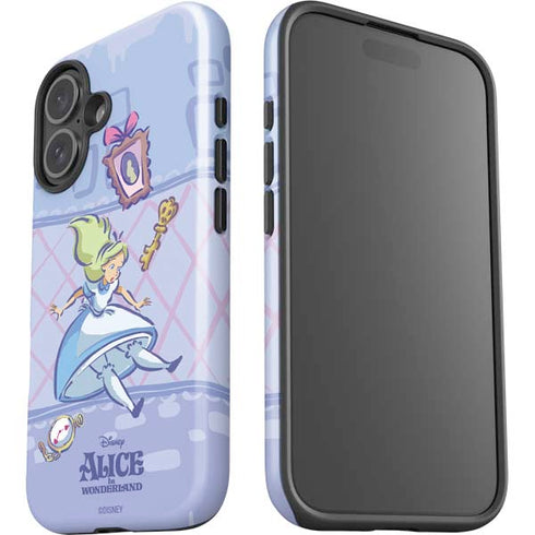Disney Alice in Wonderland Falling down the Rabbit Hole iPhone 16 Plus Impact Case
