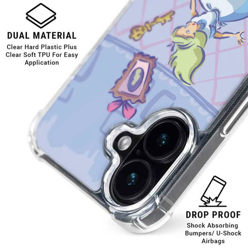 Disney Alice in Wonderland Falling down the Rabbit Hole iPhone 16 Plus MagSafe Case