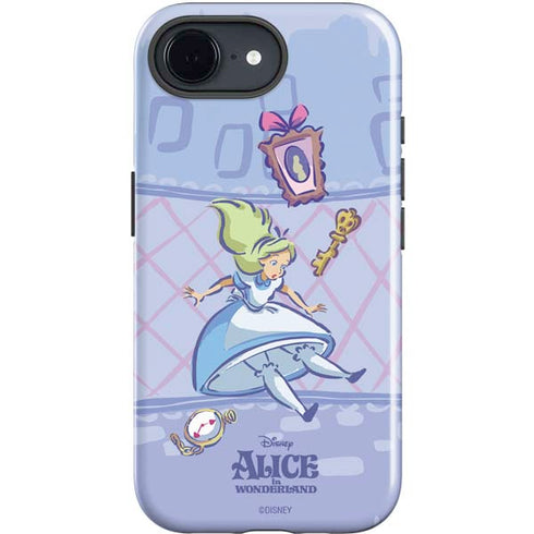 Disney Alice in Wonderland Falling down the Rabbit Hole iPhone 16e Impact Case
