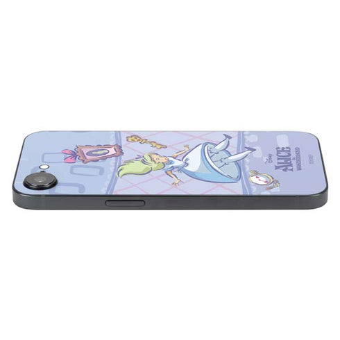 Disney Alice in Wonderland Falling down the Rabbit Hole iPhone 16e Skin
