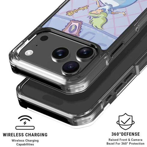 Disney Alice in Wonderland Falling down the Rabbit Hole iPhone 18 Pro Clear Case