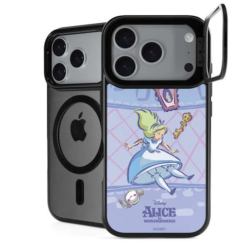 Disney Alice in Wonderland Falling down the Rabbit Hole iPhone 18 Pro Kickstand Case