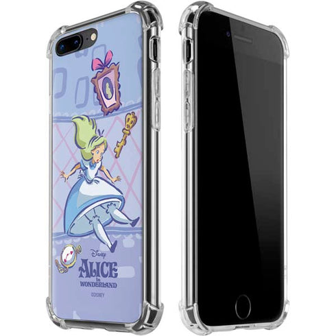 Disney Alice in Wonderland Falling down the Rabbit Hole iPhone 7/8 Plus Clear Case