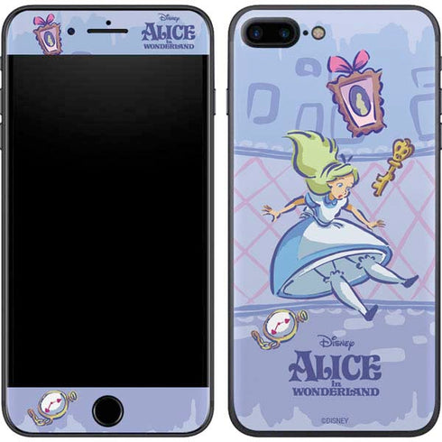 Disney Alice in Wonderland Falling down the Rabbit Hole iPhone 7 Plus Skin