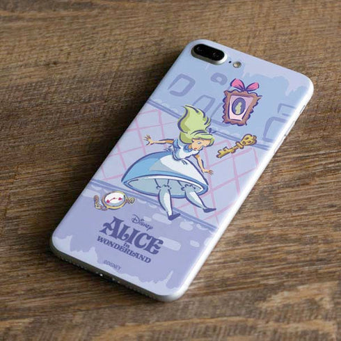 Disney Alice in Wonderland Falling down the Rabbit Hole iPhone 8 Plus Skin