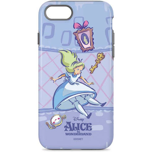Disney Alice in Wonderland Falling down the Rabbit Hole iPhone 8 Pro Case