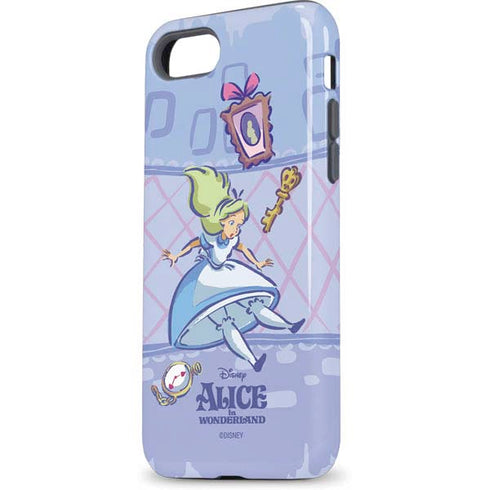 Disney Alice in Wonderland Falling down the Rabbit Hole iPhone 8 Pro Case