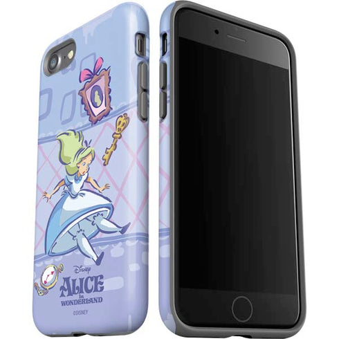 Disney Alice in Wonderland Falling down the Rabbit Hole iPhone SE (2nd & 3rd Gen) Pro Case