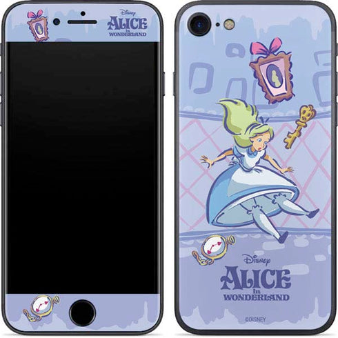 Disney Alice in Wonderland Falling down the Rabbit Hole iPhone SE (2nd & 3rd Gen) Skin