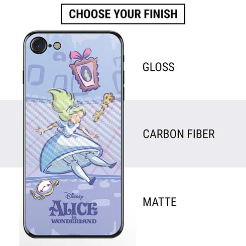 Disney Alice in Wonderland Falling down the Rabbit Hole iPhone SE (2nd & 3rd Gen) Skin