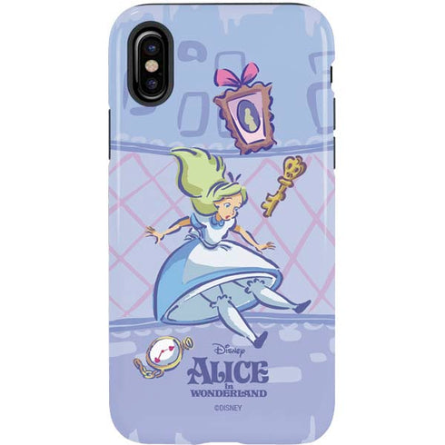 Disney Alice in Wonderland Falling down the Rabbit Hole iPhone X Pro Case