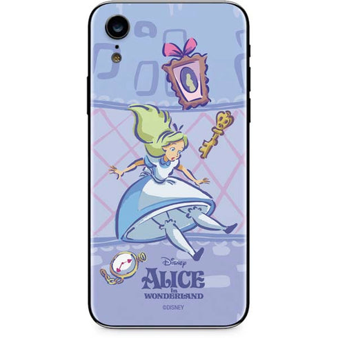 Disney Alice in Wonderland Falling down the Rabbit Hole iPhone XR Skin