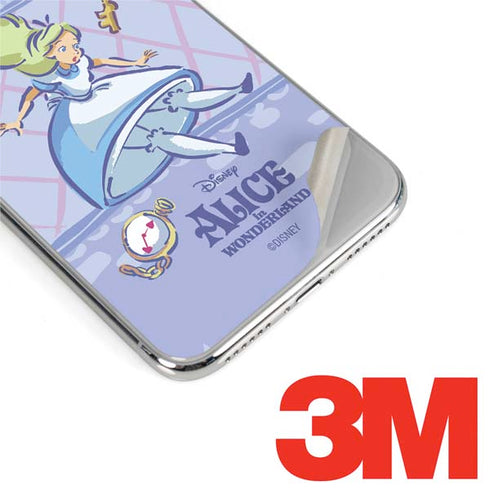 Disney Alice in Wonderland Falling down the Rabbit Hole iPhone XS Skin