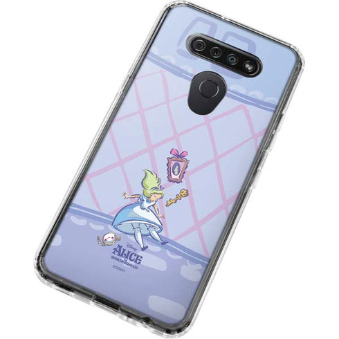 Disney Alice in Wonderland Falling down the Rabbit Hole LG K51/Q51 Clear Case