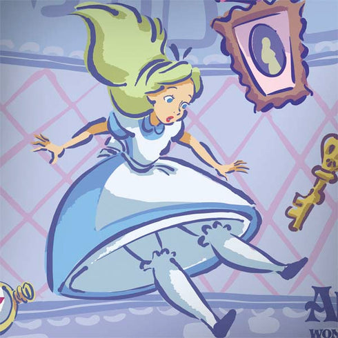 Disney Alice in Wonderland Falling down the Rabbit Hole MacBook Skins