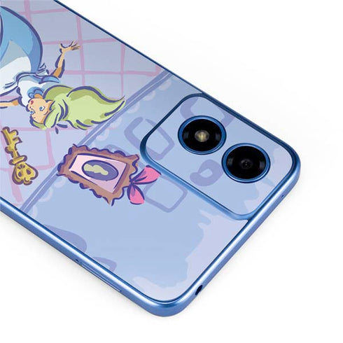 Disney Alice in Wonderland Falling down the Rabbit Hole Moto G Play 4G (2024) Skin