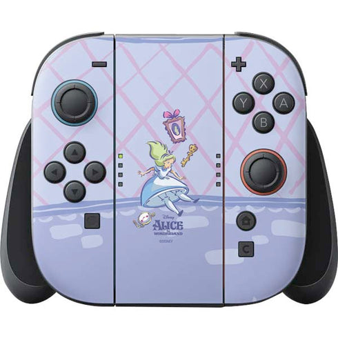 Disney Alice in Wonderland Falling down the Rabbit Hole Nintendo Skins