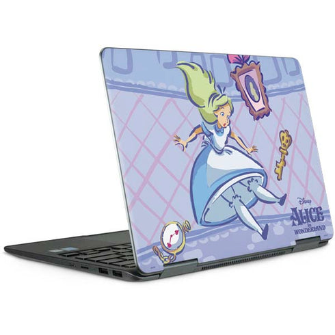 Disney Alice in Wonderland Falling down the Rabbit Hole Notebook 9 Pro 13in (2017) Skin