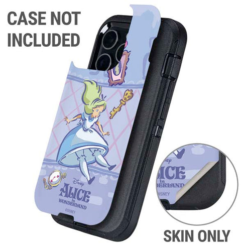 Disney Alice in Wonderland Falling down the Rabbit Hole Otterbox Defender iPhone Skin