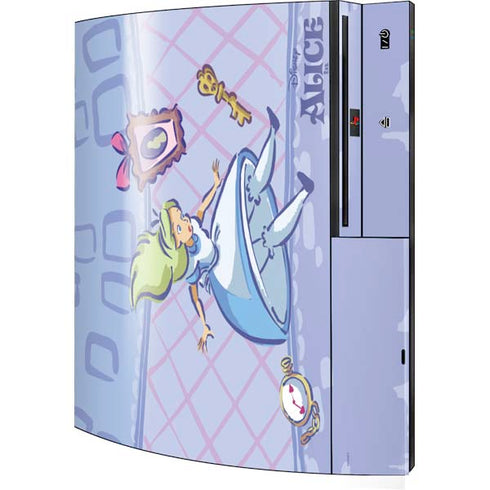 Disney Alice in Wonderland Falling down the Rabbit Hole Playstation 3 & PS3 Skin