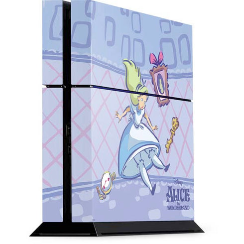 Disney Alice in Wonderland Falling down the Rabbit Hole PS4 Console Skin